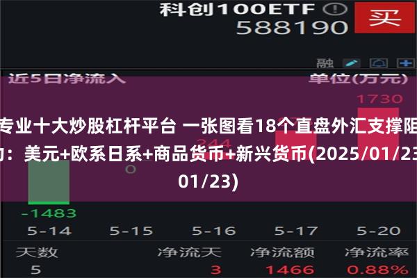 专业十大炒股杠杆平台 一张图看18个直盘外汇支撑阻力：美元+欧系日系+商品货币+新兴货币(2025/01/23)